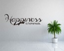 Happiness is Homemade Quotes Wall Decal Family Lettering Vinyl Art Stickers